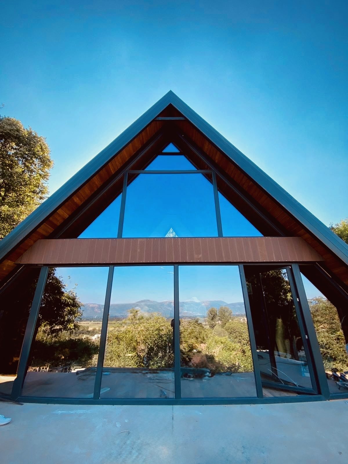 Завршена A-frame куќа 55 m² во Тетово – dHouse